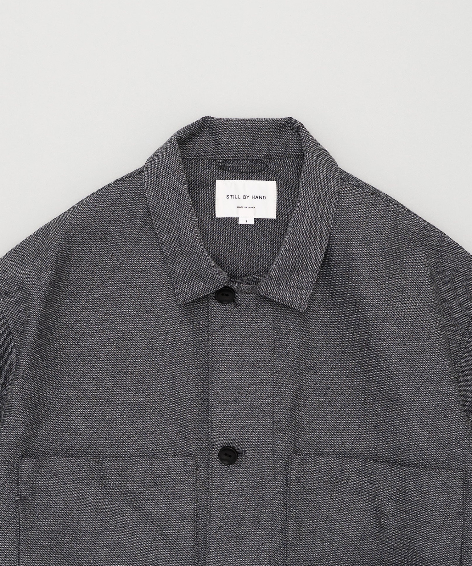 Mixed colour shirt jacket STILL BY HAND