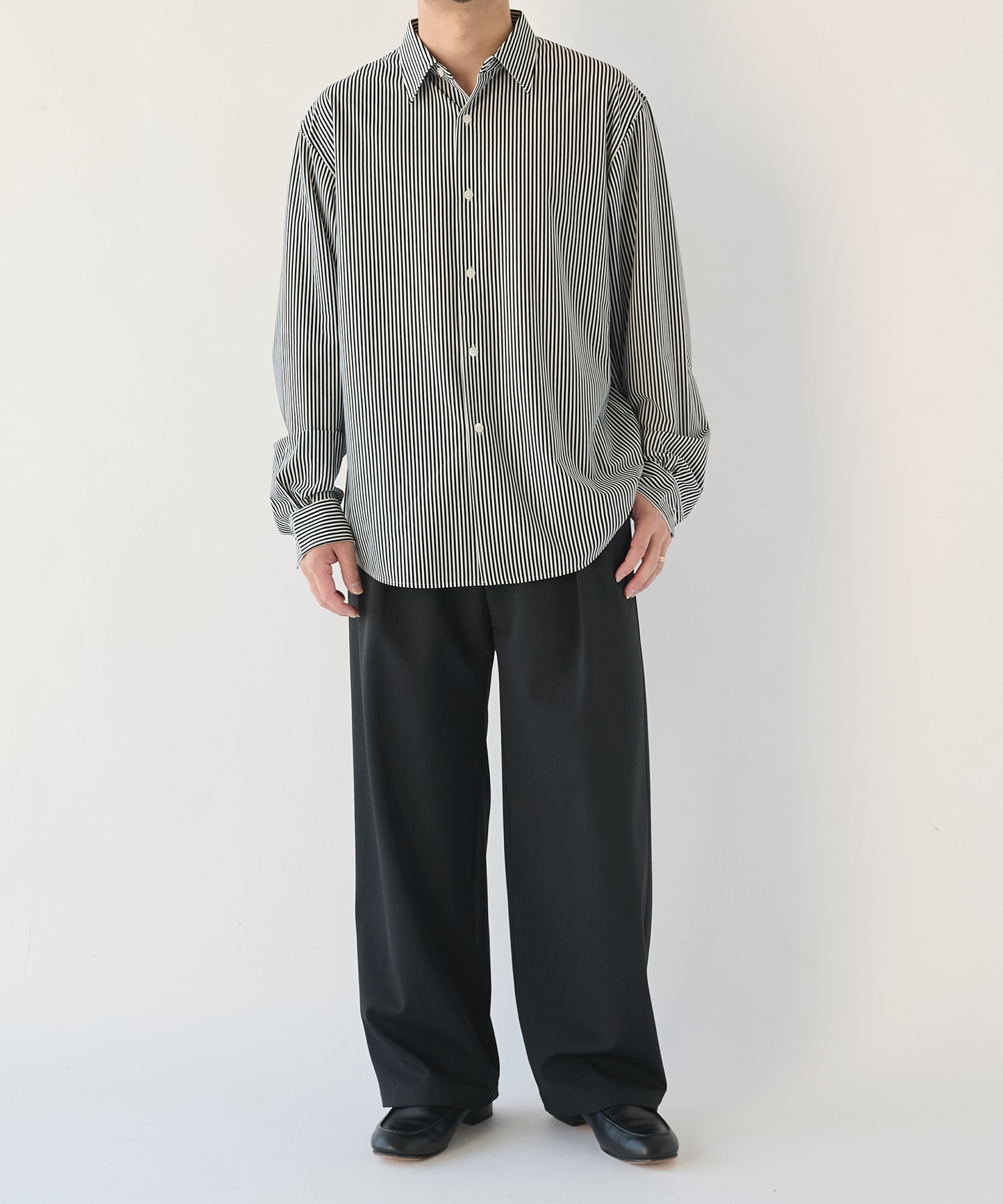 別注46G Stripe Modest Shirt KANEMASA PHIL.
