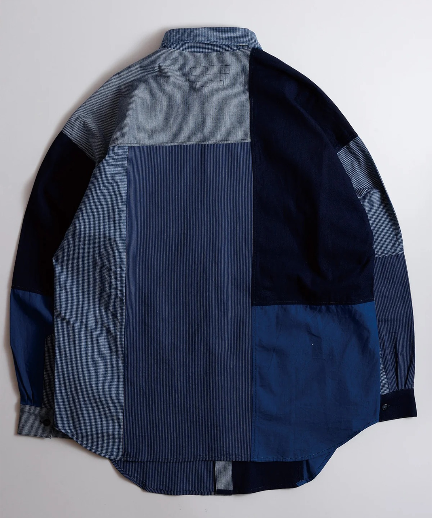 PATCHWORK SHIRT RINSE FDMTL