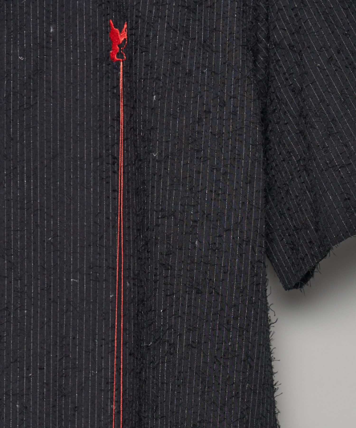 SHAGGY STRIPE HALF SLEEVE SHIRT MASU