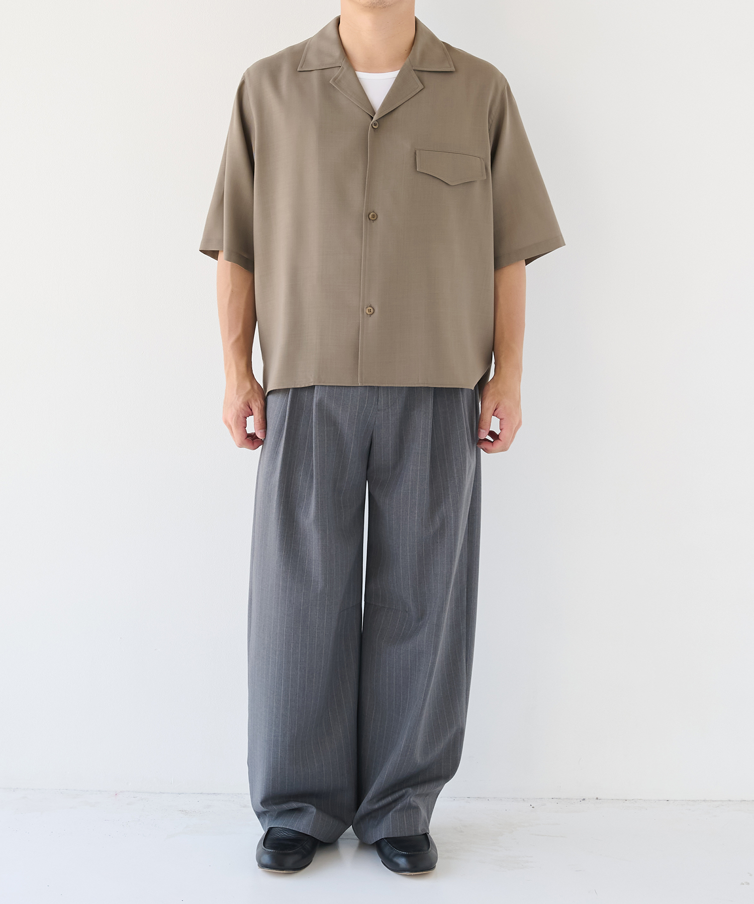 Extra Wool Open Shirts STUDIOUS