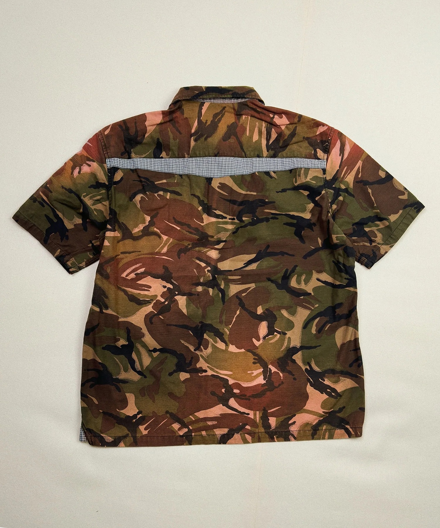 Patchworked Camo Shirt KHOKI