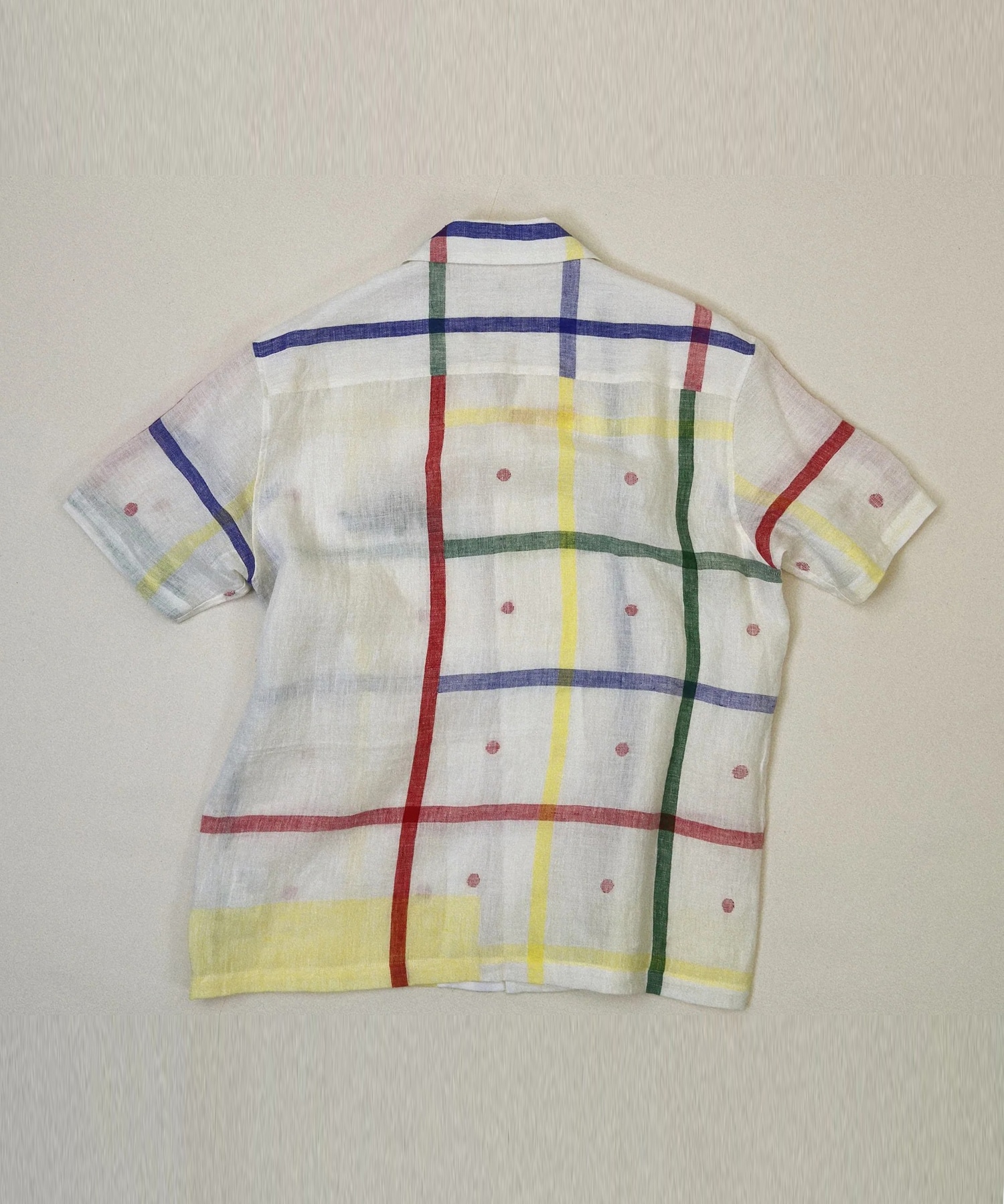 Embroidered Jamdani Shirt KHOKI