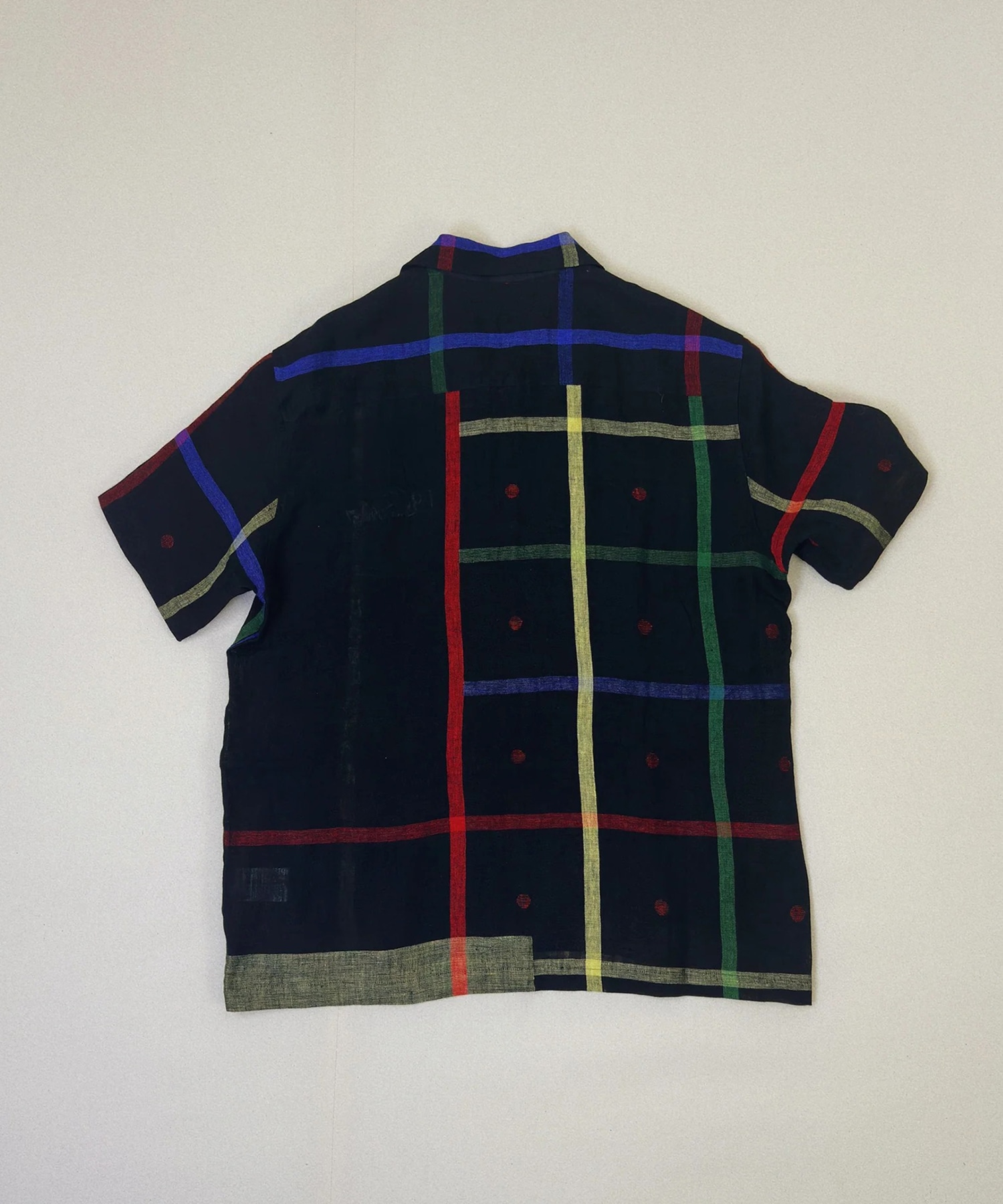 Embroidered Jamdani Shirt KHOKI
