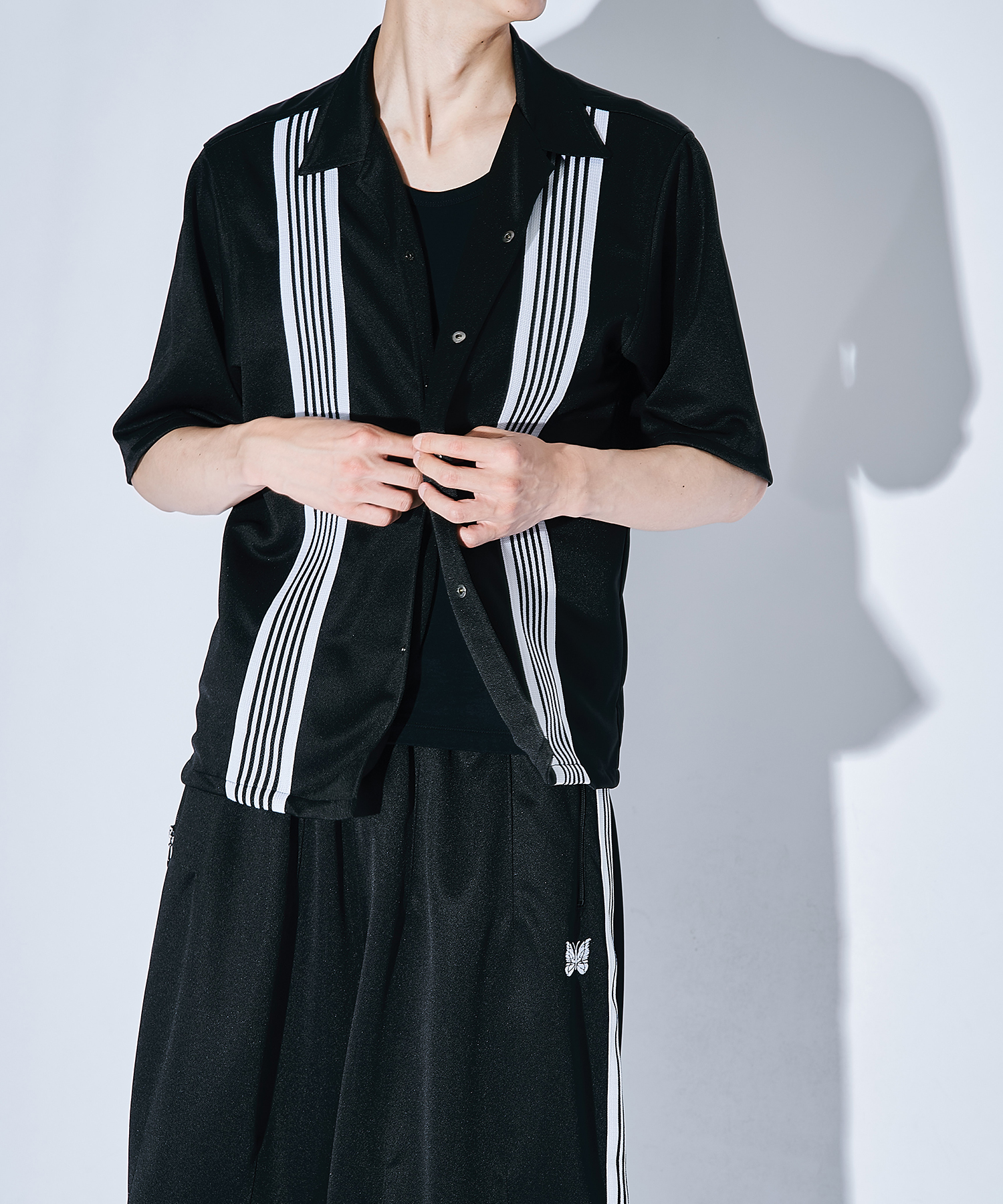 別注 Track S/S Shirt - Poly Smooth NEEDLES