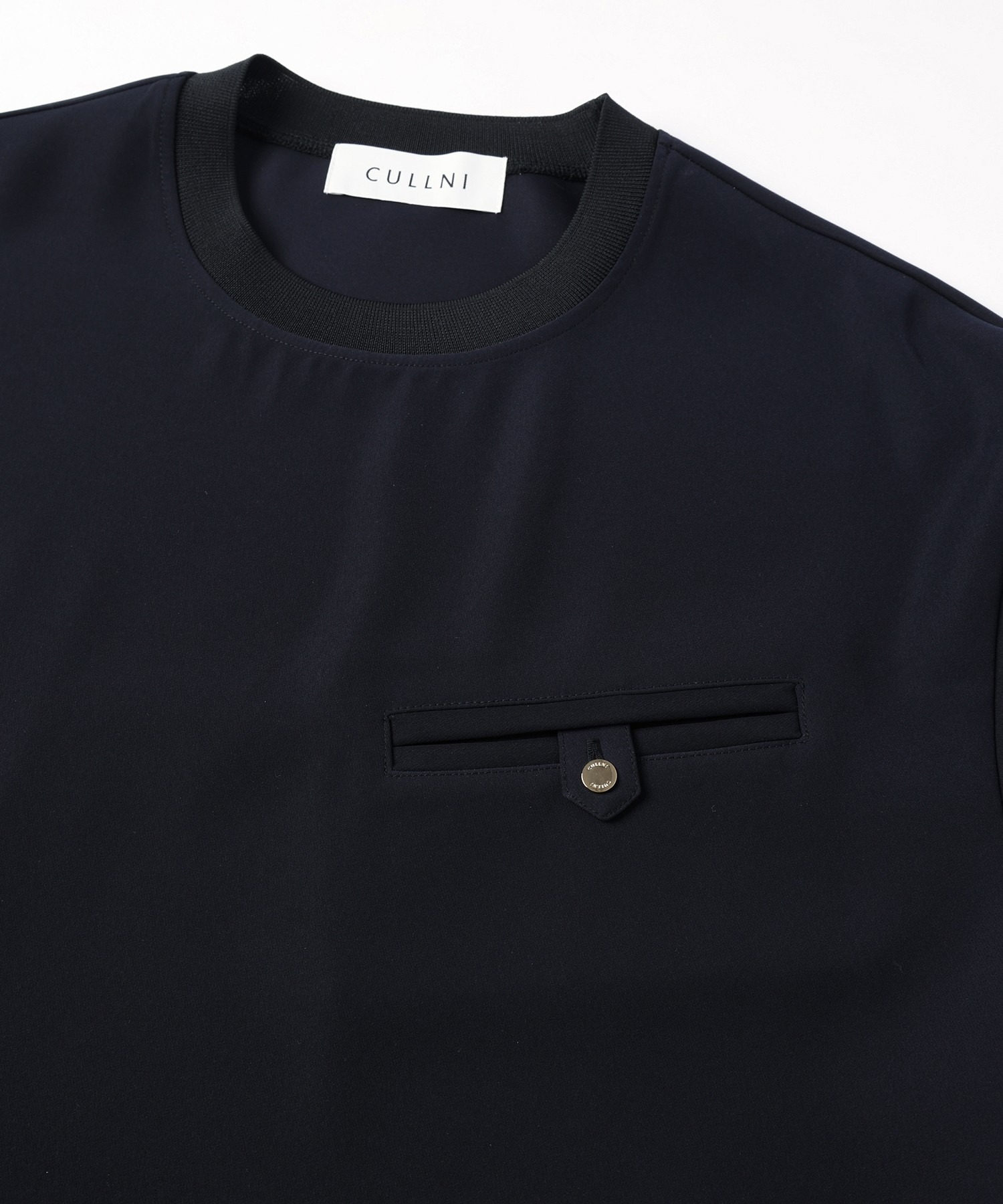 Dry Twill Button-Tab Pocket Short Sleeve Pullover CULLNI