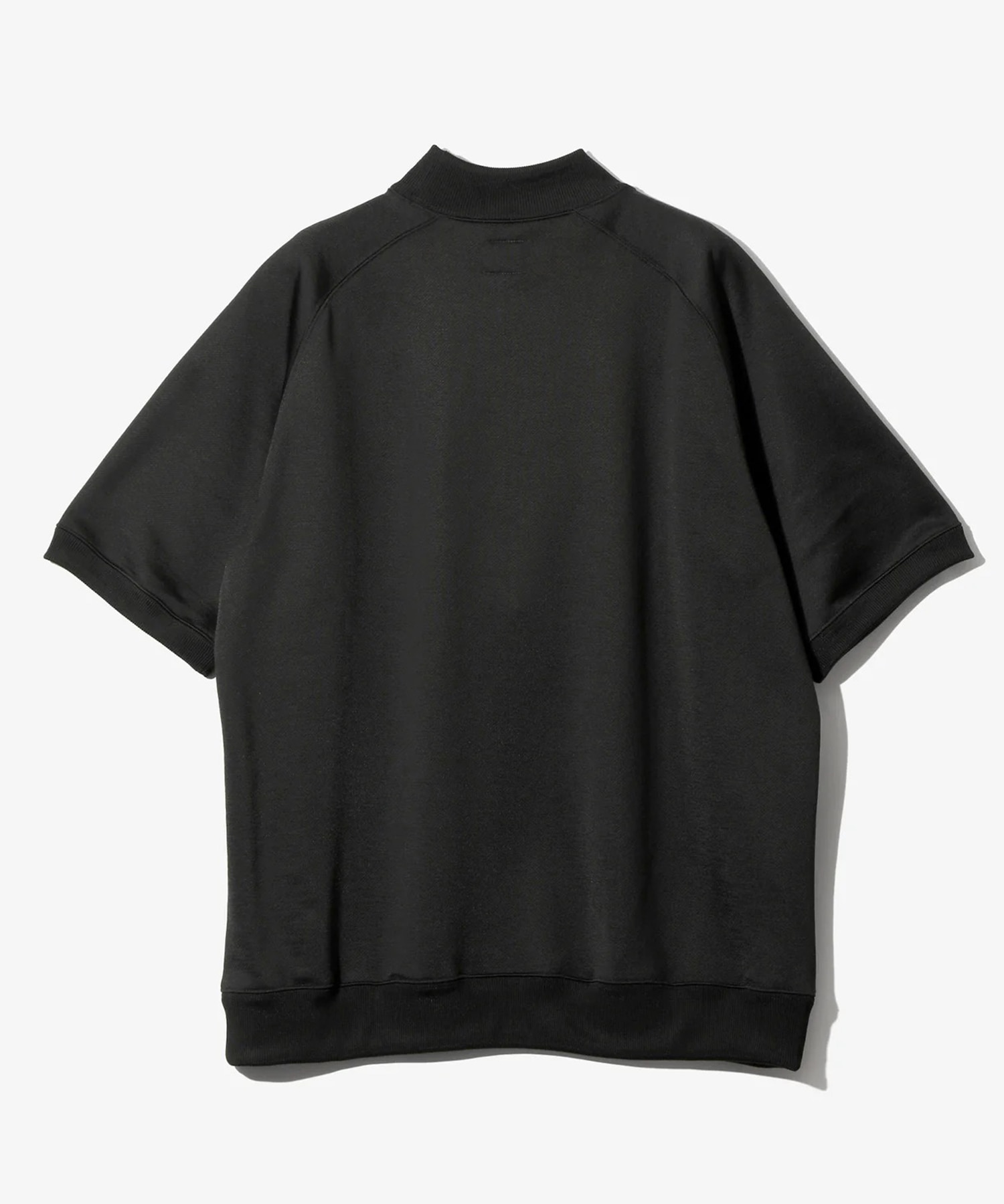 S/S Mock Neck Shirt - Bright Jersey NEEDLES