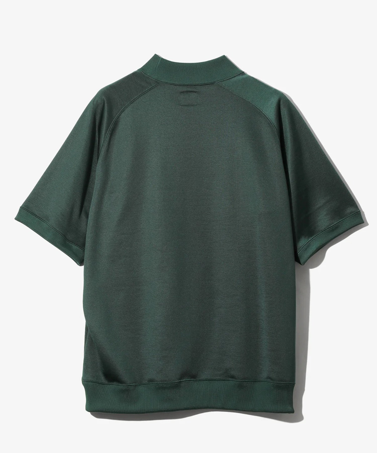 S/S Mock Neck Shirt - Bright Jersey NEEDLES