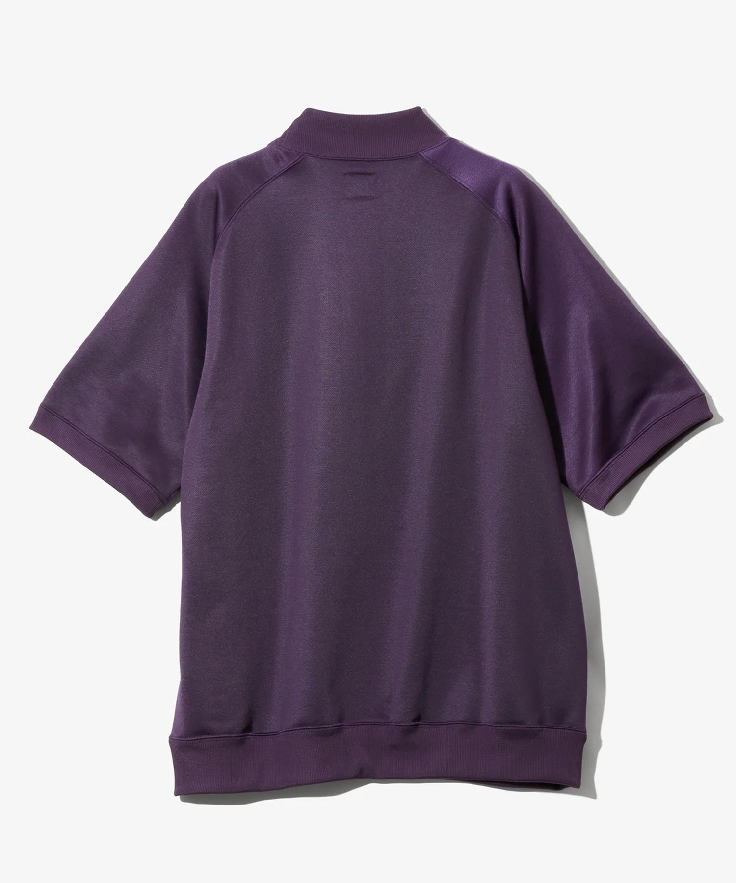 S/S Mock Neck Shirt - Bright Jersey NEEDLES