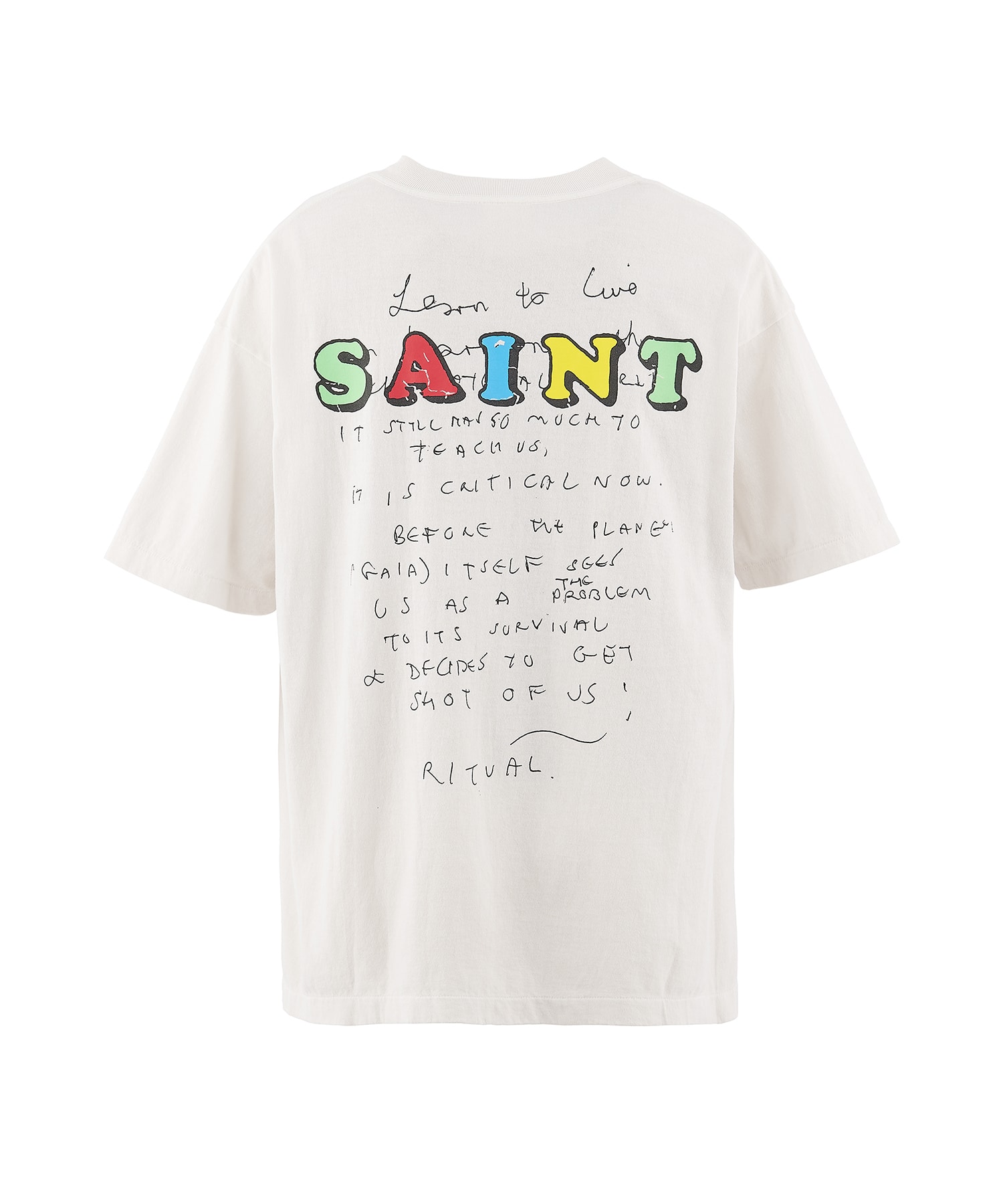 SM-MK8-0000-C04/JR_SS T-SHIRT/E/WHITE SAINT M××××××