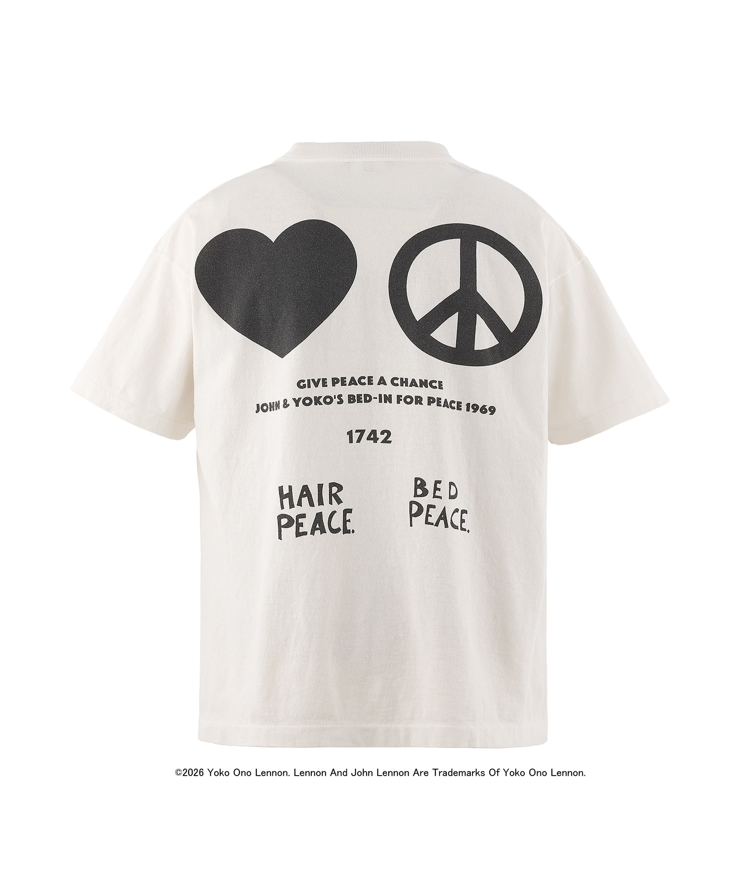 SM-MK8-0000-C27/JL_SS T-SHIRT/IMAGINE PEACE/WHT SAINT M××××××