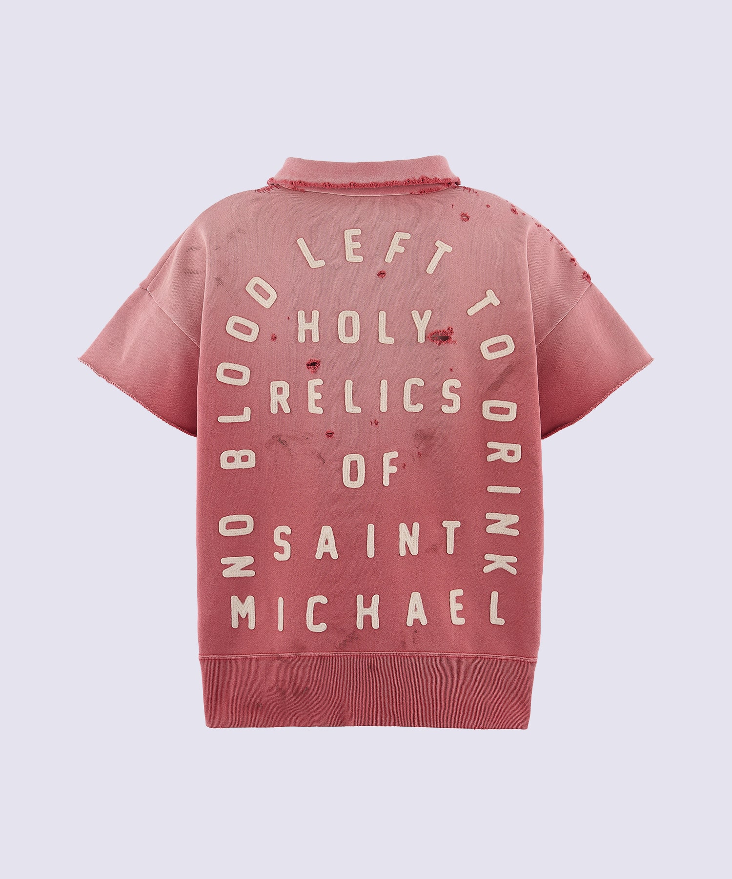 SM-MK8-0000-053/SS HARF ZIP SWEAT/SAINT/RED SAINT M××××××