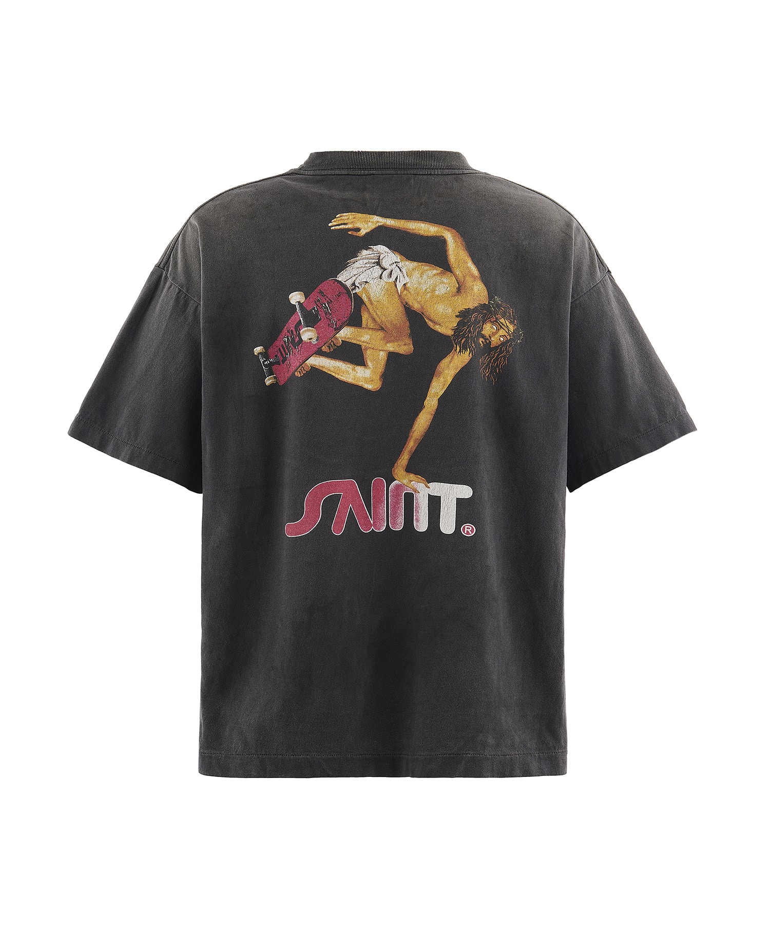 SM-MK8-0000-007/SS T-SHIRT/SKATE/BLACK SAINT M××××××