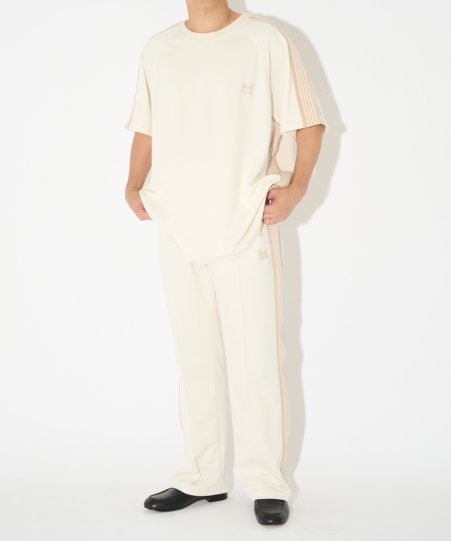 別注 Track S/S Crew Neck Shirt - COOL NEEDLES