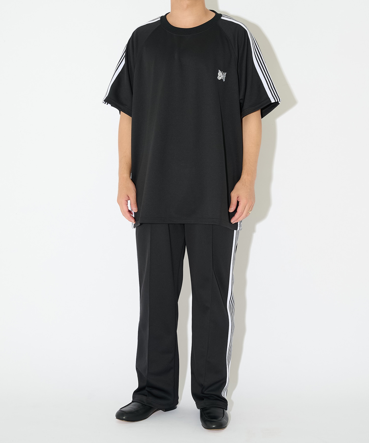 別注 Track S/S Crew Neck Shirt - COOL NEEDLES