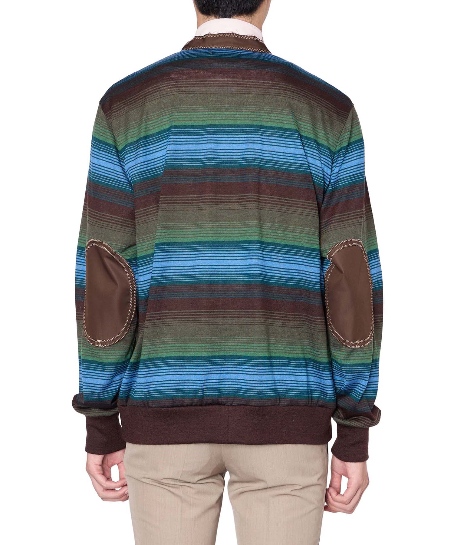 26SCM-T10201 BORDER CARDIGAN kolor