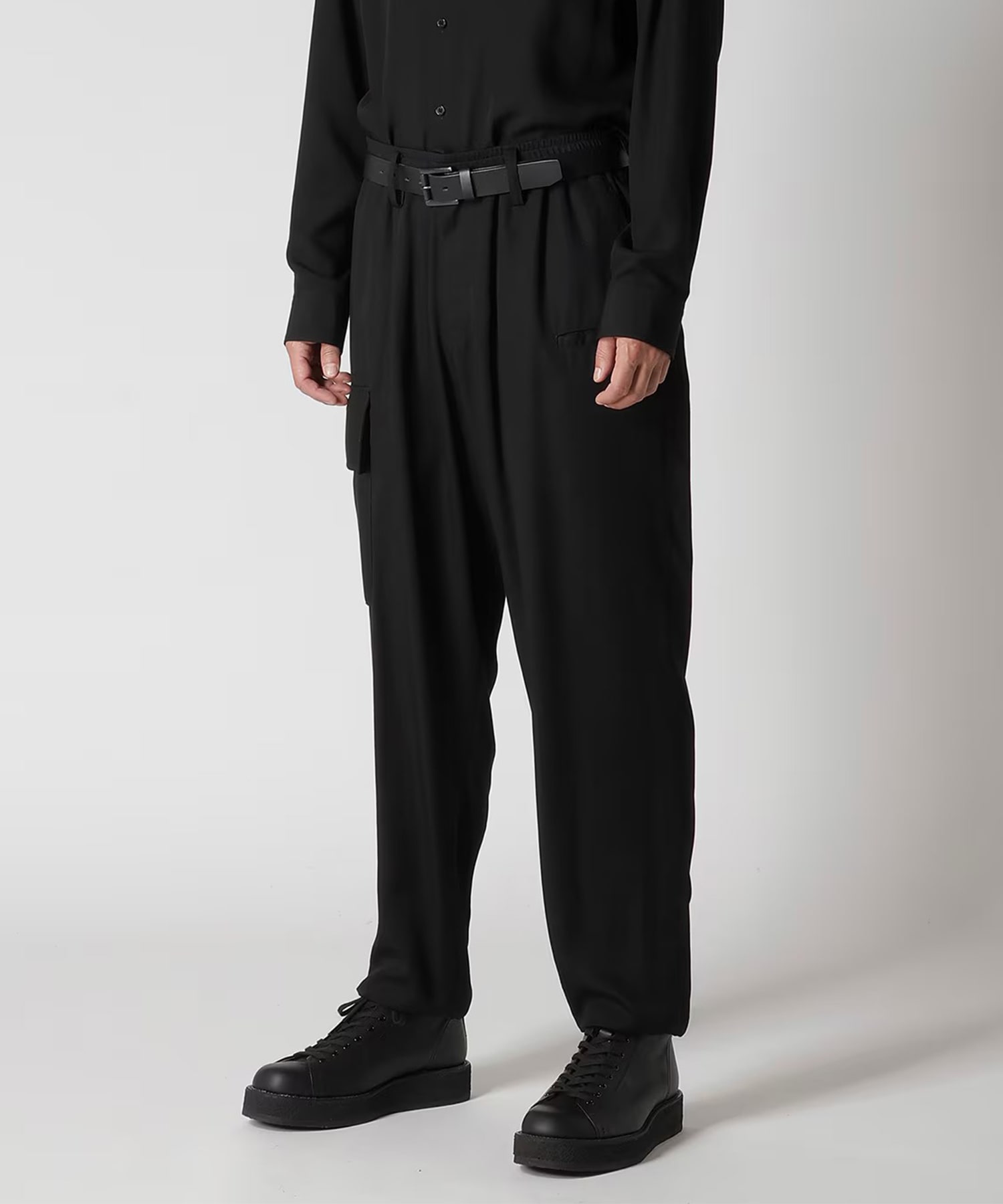 HK-P02-240 RIBBED FLAP POCKET PANTS Y's for men