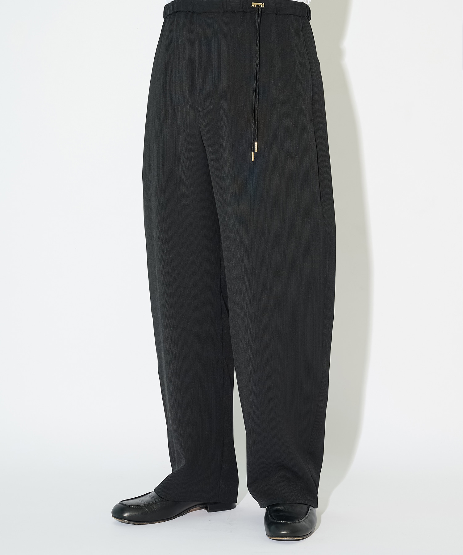別注 Cord pique Drawstring Relaxed Pants CULLNI