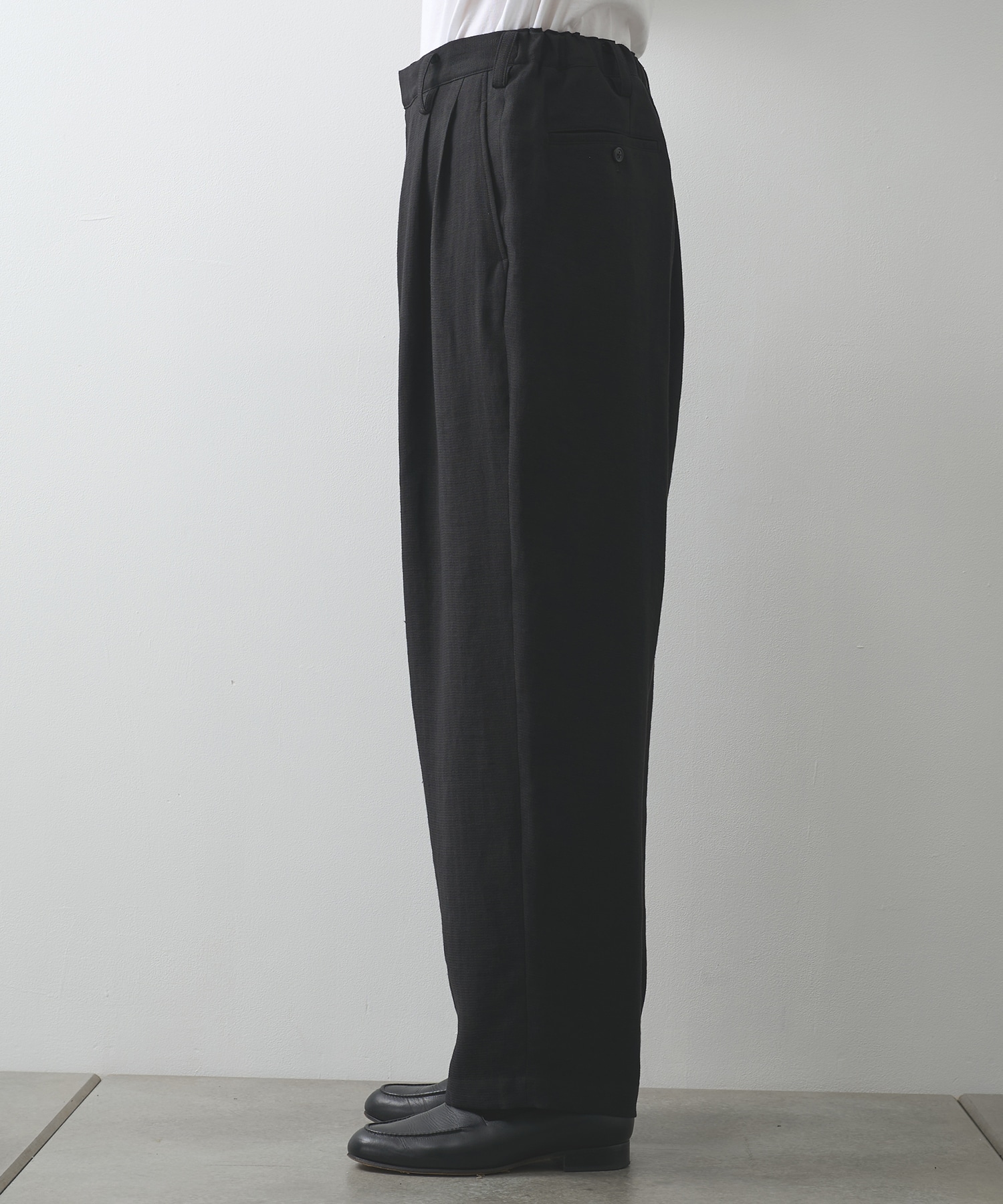 Wide 2 Tuck PNT UJOH HOMME