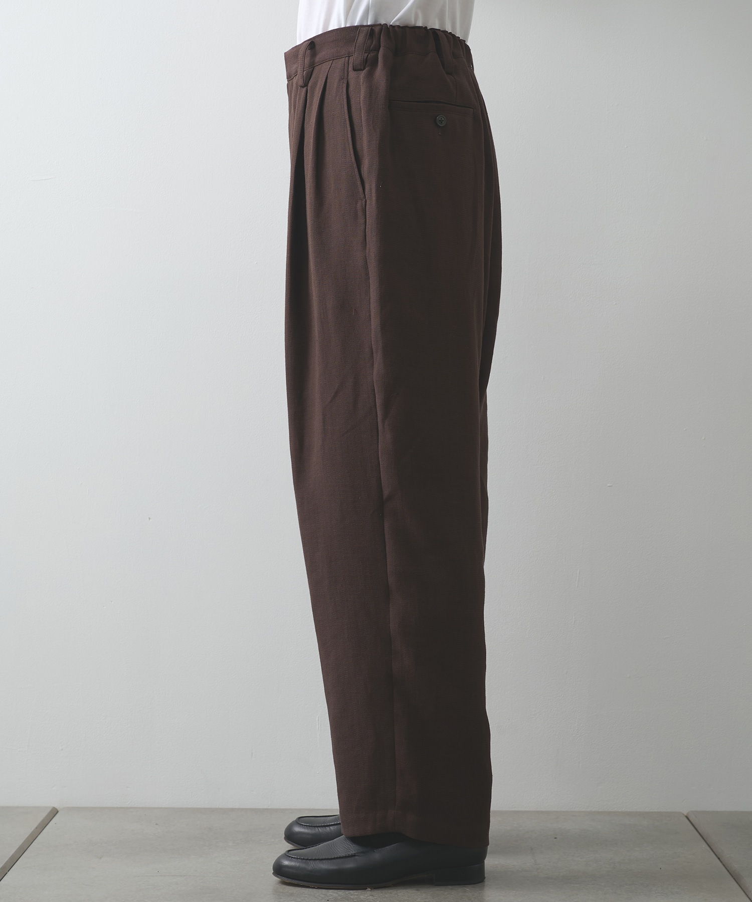 Wide 2 Tuck PNT UJOH HOMME