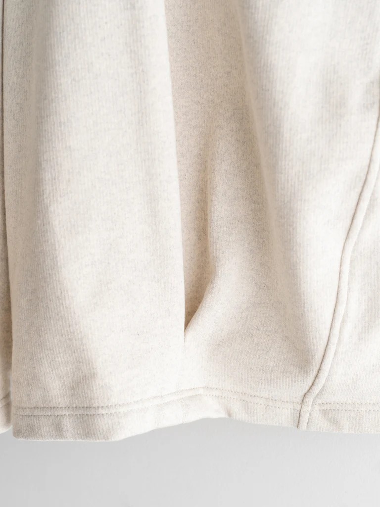 Pleated Balloon Sweat Shorts KHOKI