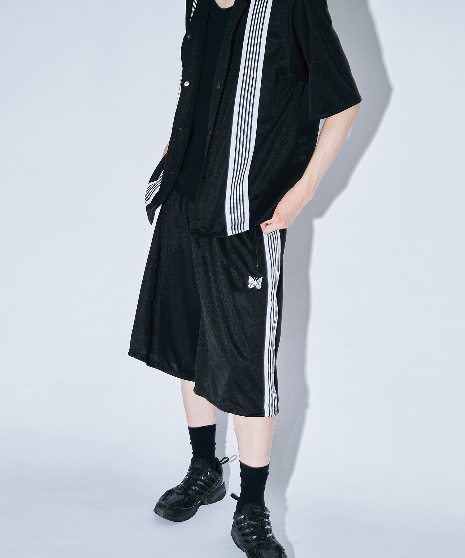 別注 H.D Track Short Pant - Poly Smooth NEEDLES