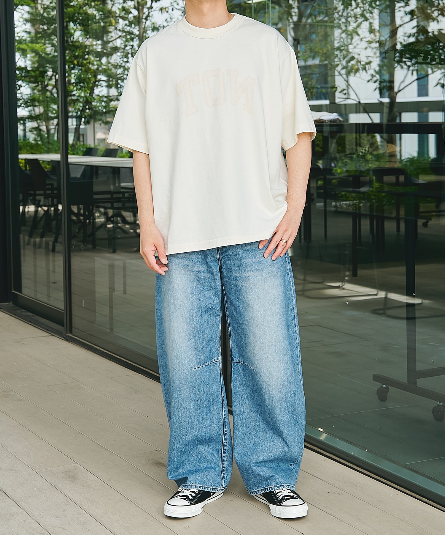 NOT-PRINCE 88/12 Print Tee WIDE blurhms