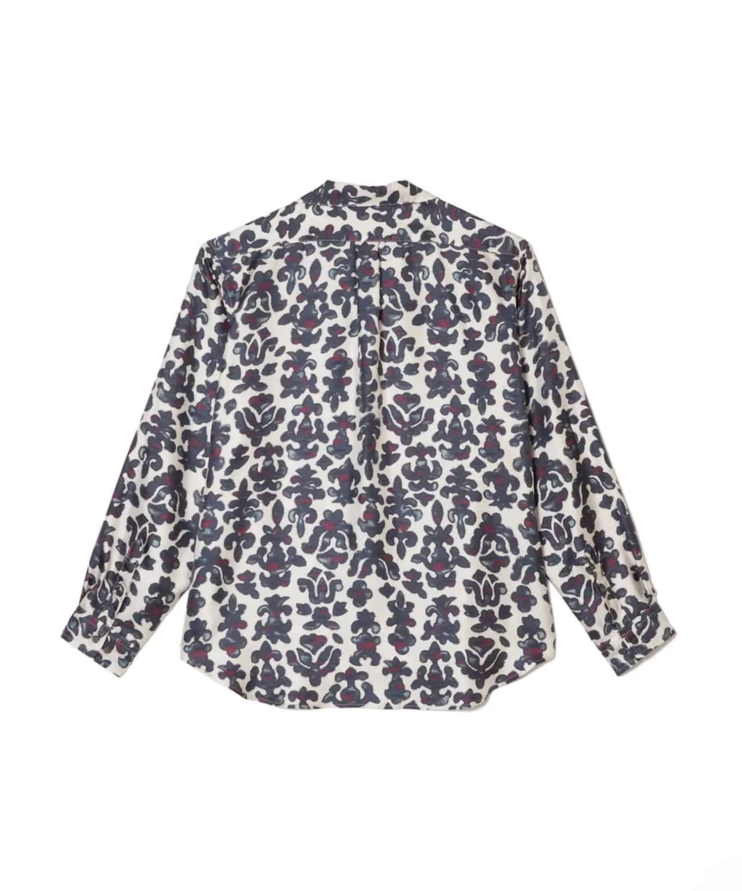 SILK OPEN COLLER SHIRT SUGARHILL