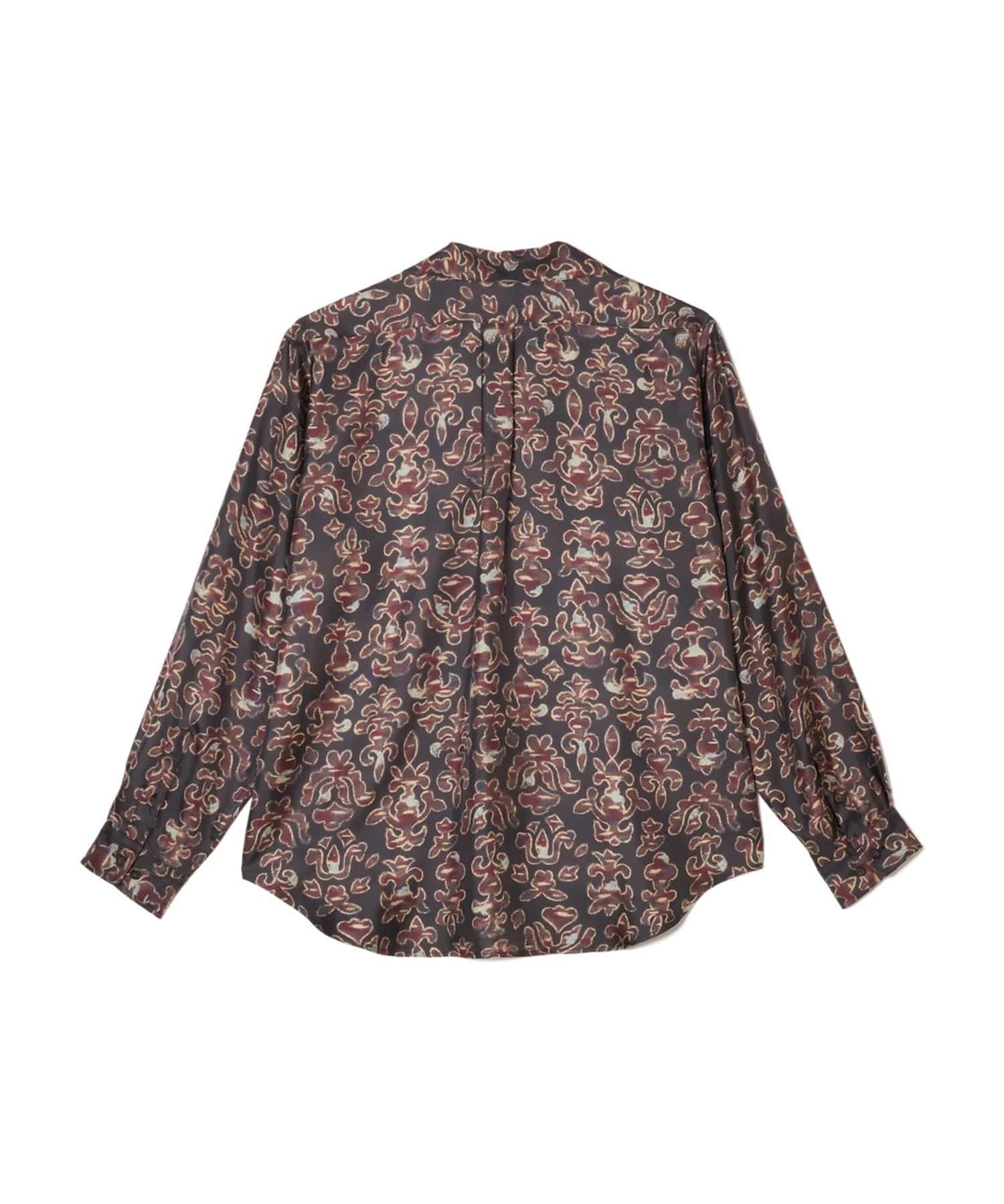 SILK OPEN COLLER SHIRT SUGARHILL