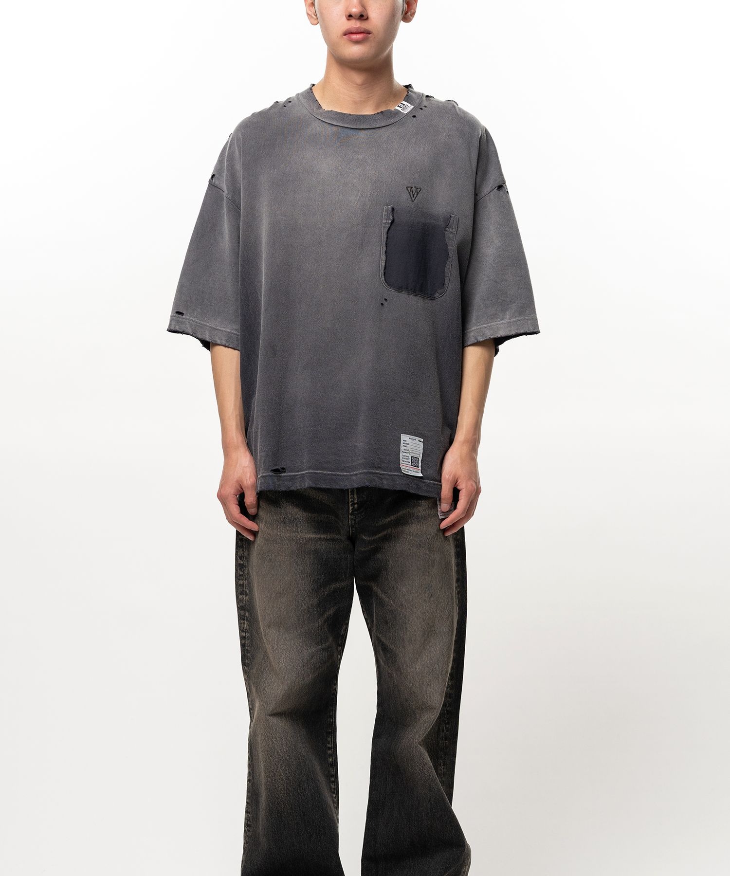 SUN FADED TEE Maison MIHARA YASUHIRO