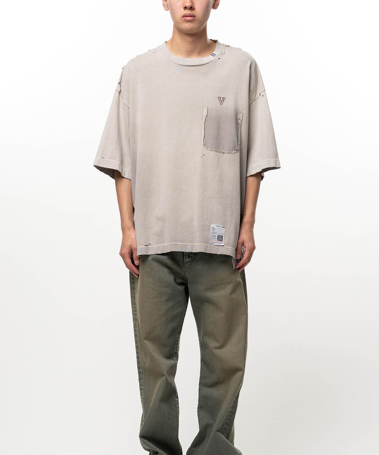 SUN FADED TEE Maison MIHARA YASUHIRO