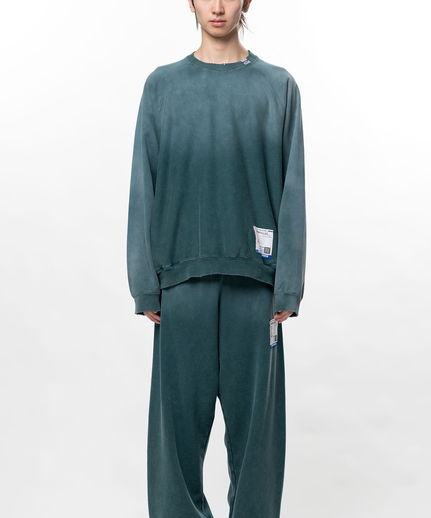 FRENCH TERRY DISTRESSED PULLOVER in・stru(men-tal)