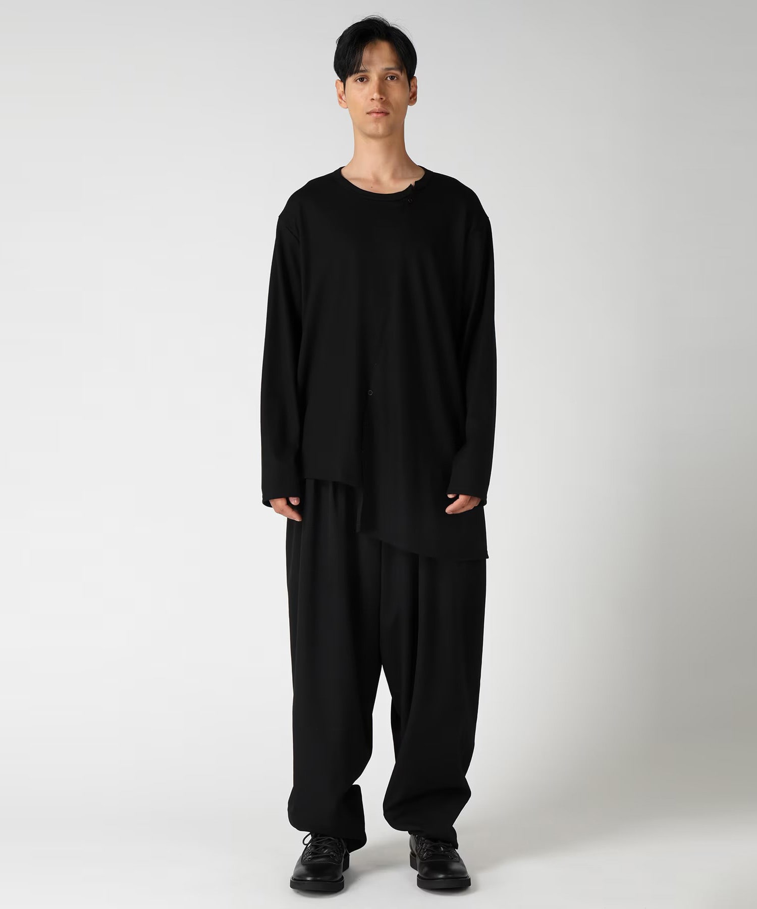 RE DIAGONAL PANEL LING SLEEVE Yohji Yamamoto
