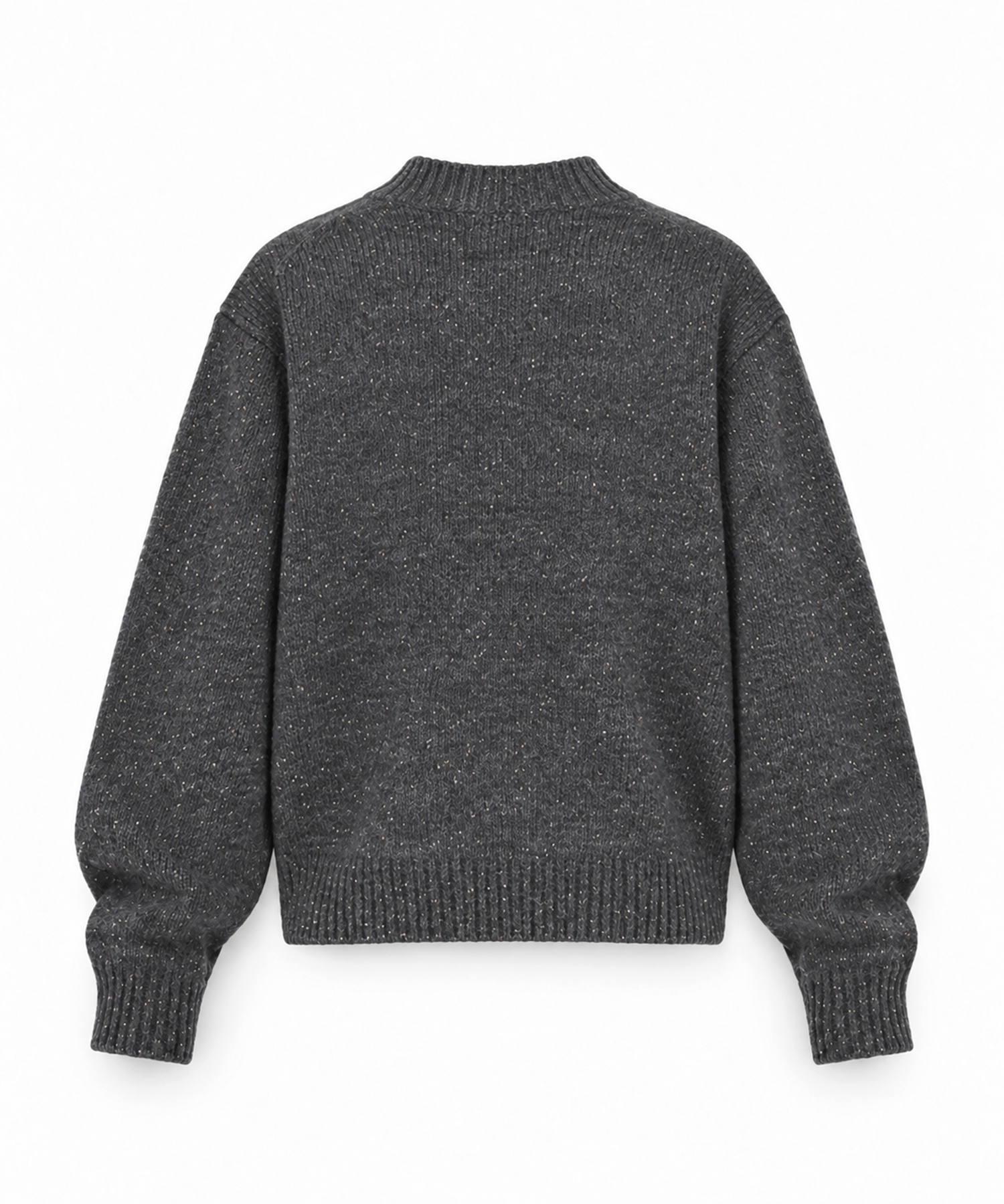 White Nep Knit Pullover th products