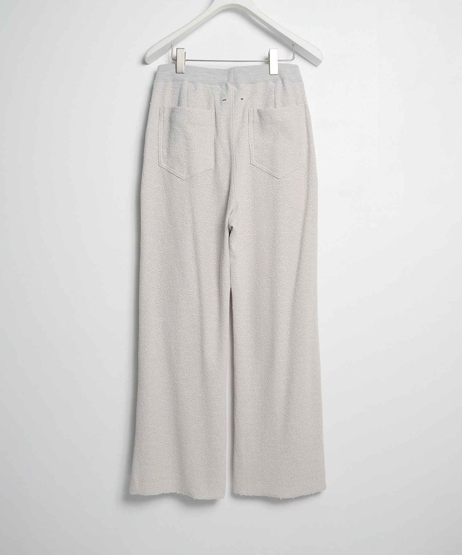 RIB KNIT PANTS saby