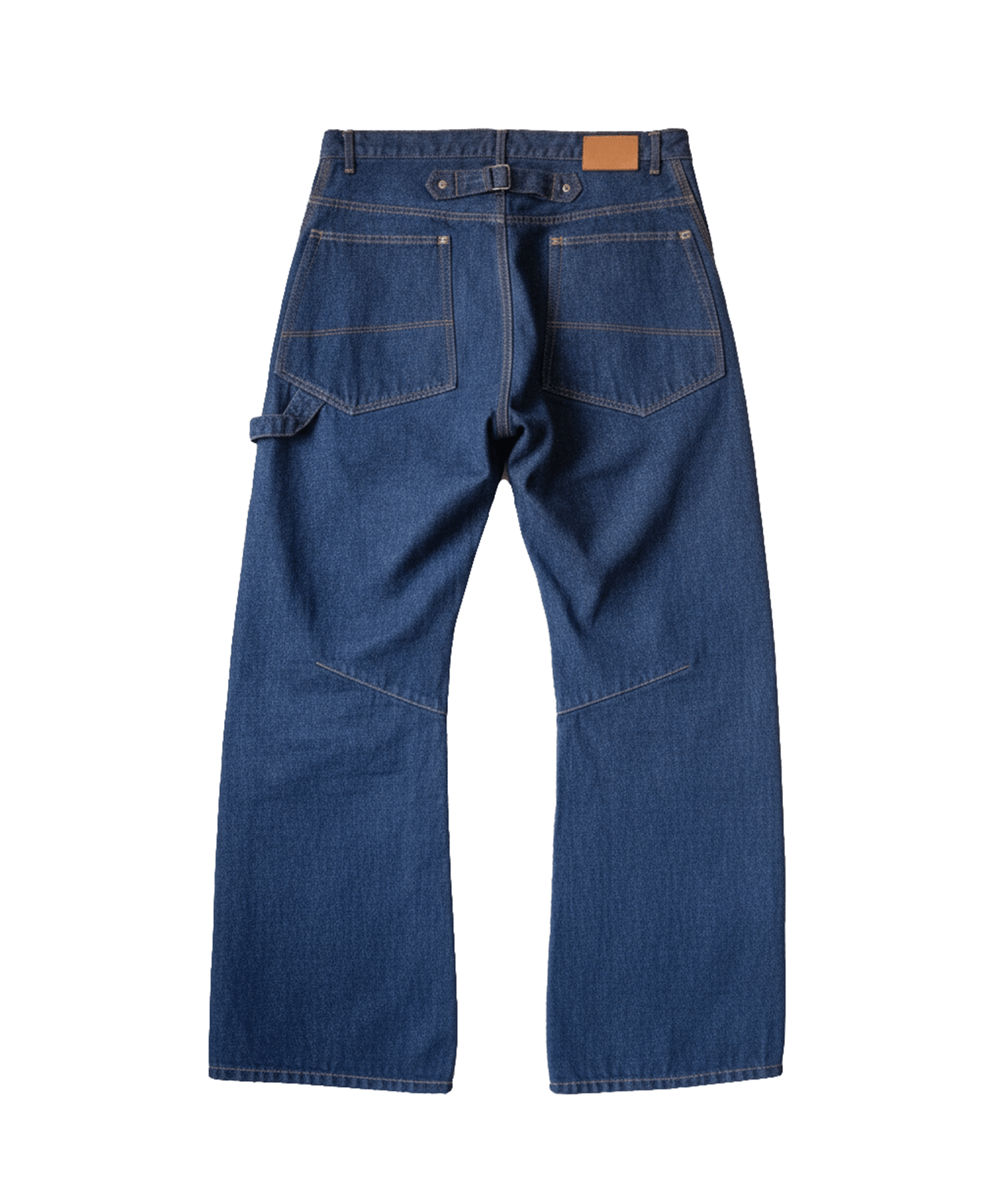 3D cutting denim pants KHOKI