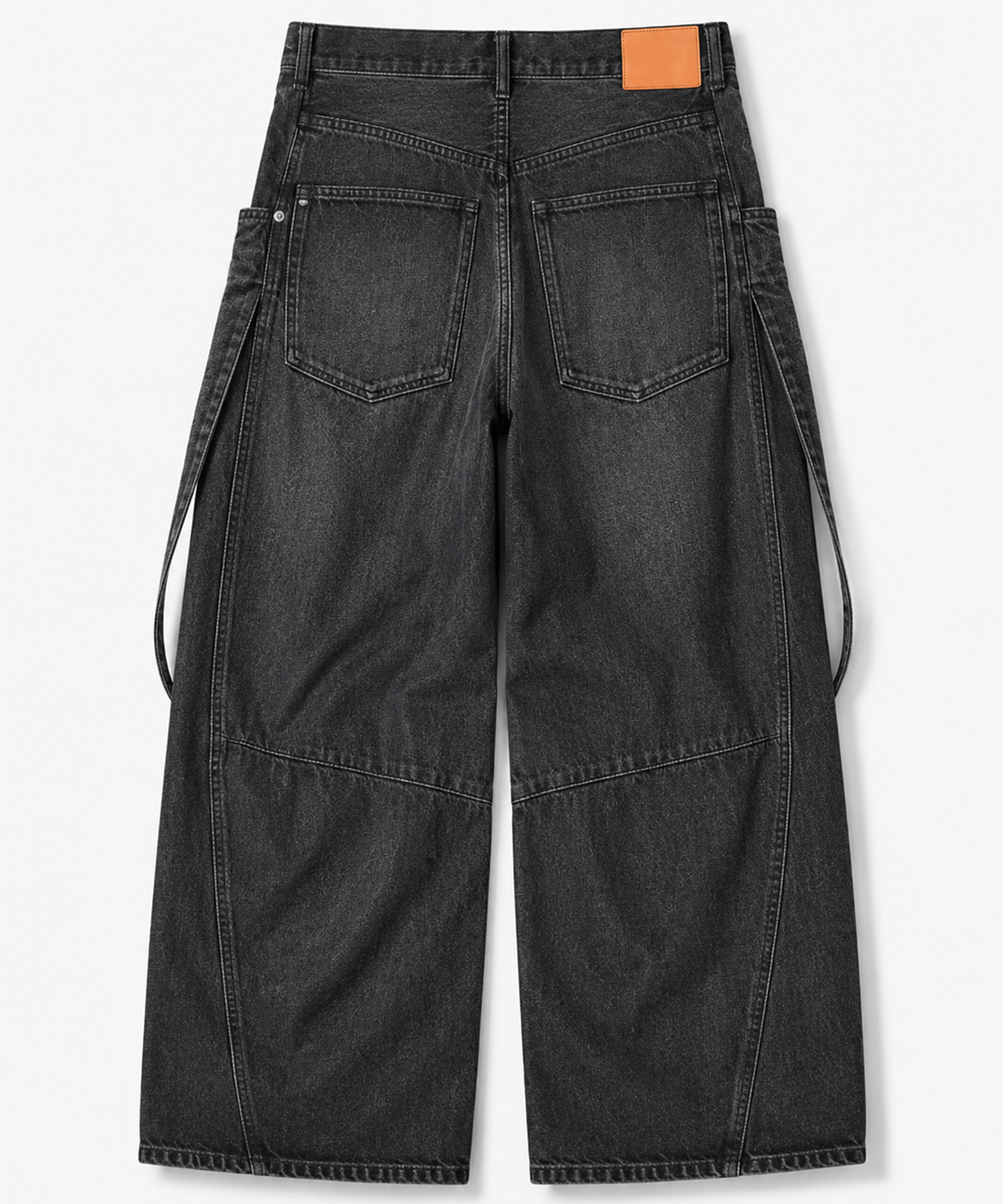 3D cutting denim pants KHOKI