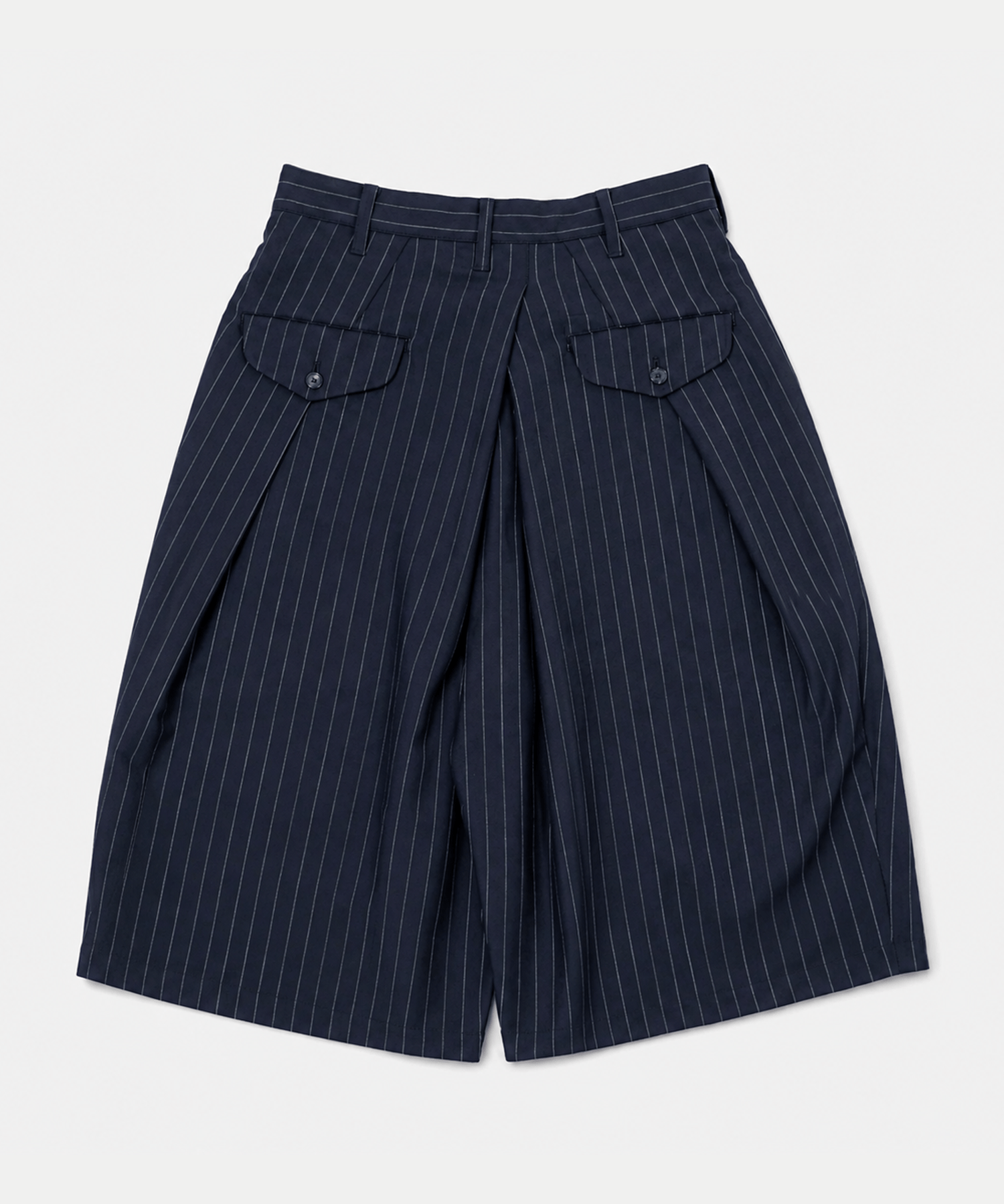 Cropped bonded wool pants KHOKI