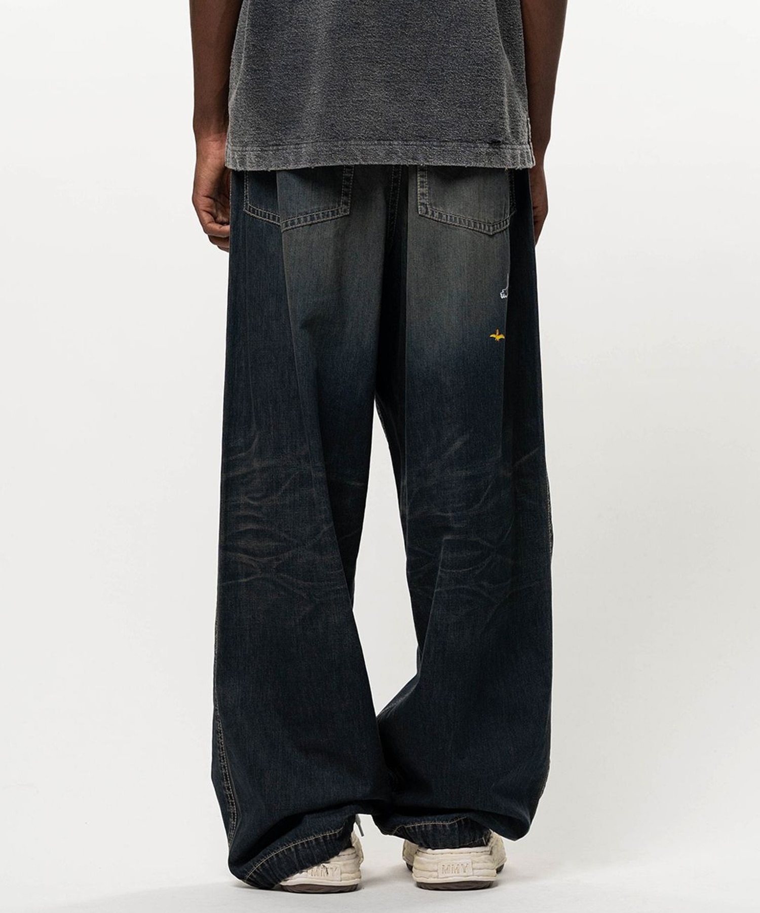 BAKER JEANS w STICKER Maison MIHARA YASUHIRO
