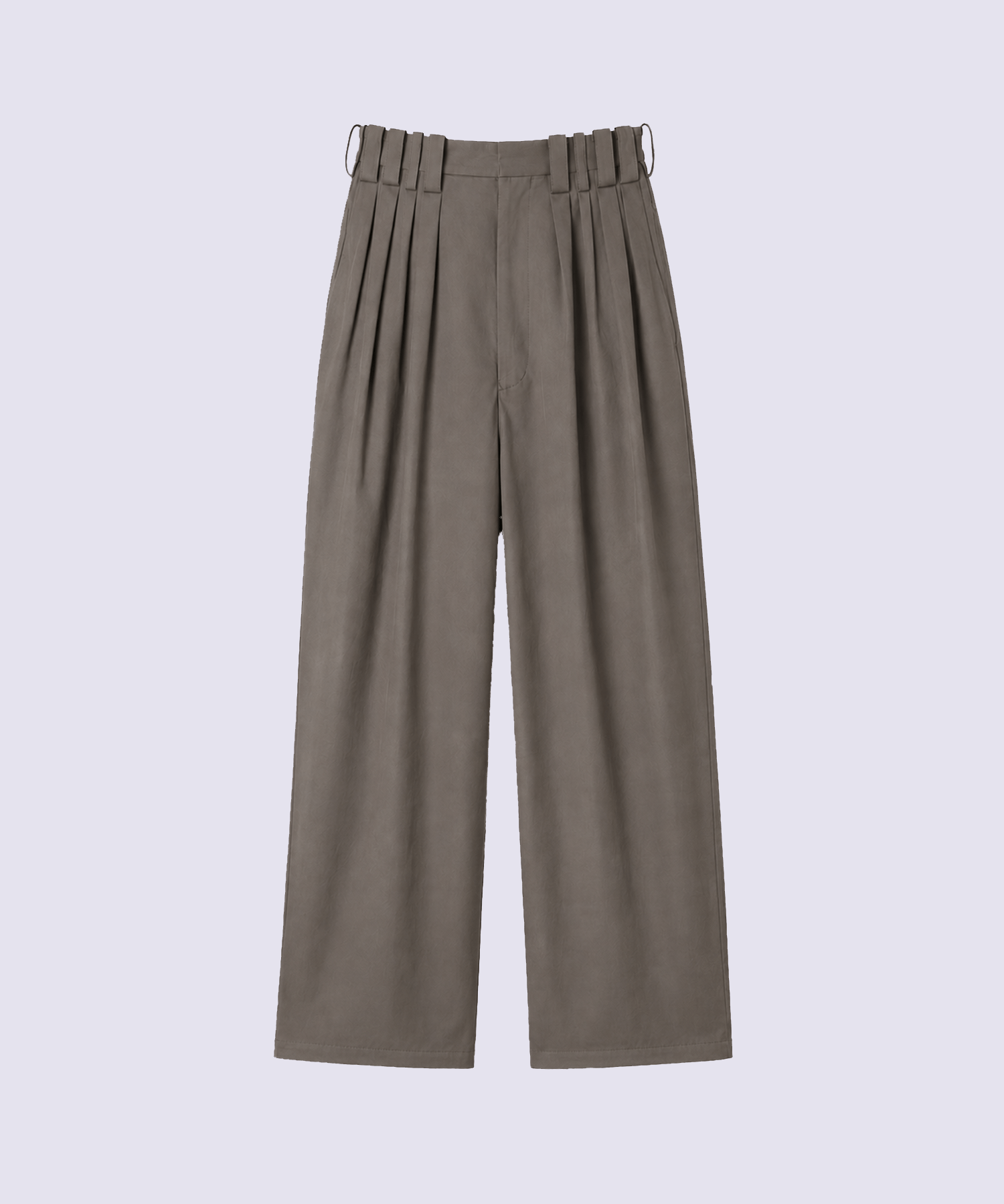 EIGHT TUCK HIGH WEST TROUSERS SOSHIOTSUKI