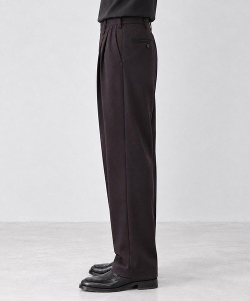 別注 Wide 2 Tuck PNT UJOH HOMME