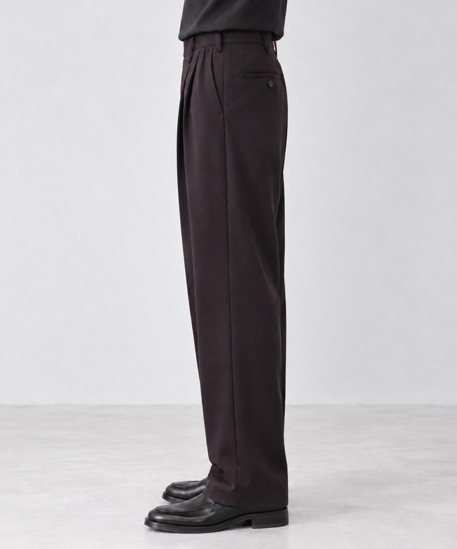 別注 Wide 2 Tuck PNT UJOH HOMME