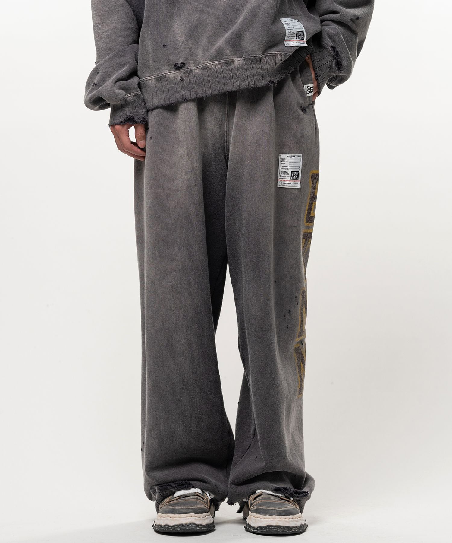 SUN FADED SWEAT PANTS Maison MIHARA YASUHIRO