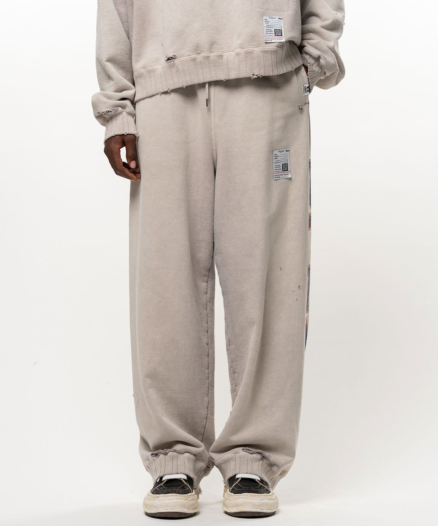 SUN FADED SWEAT PANTS Maison MIHARA YASUHIRO
