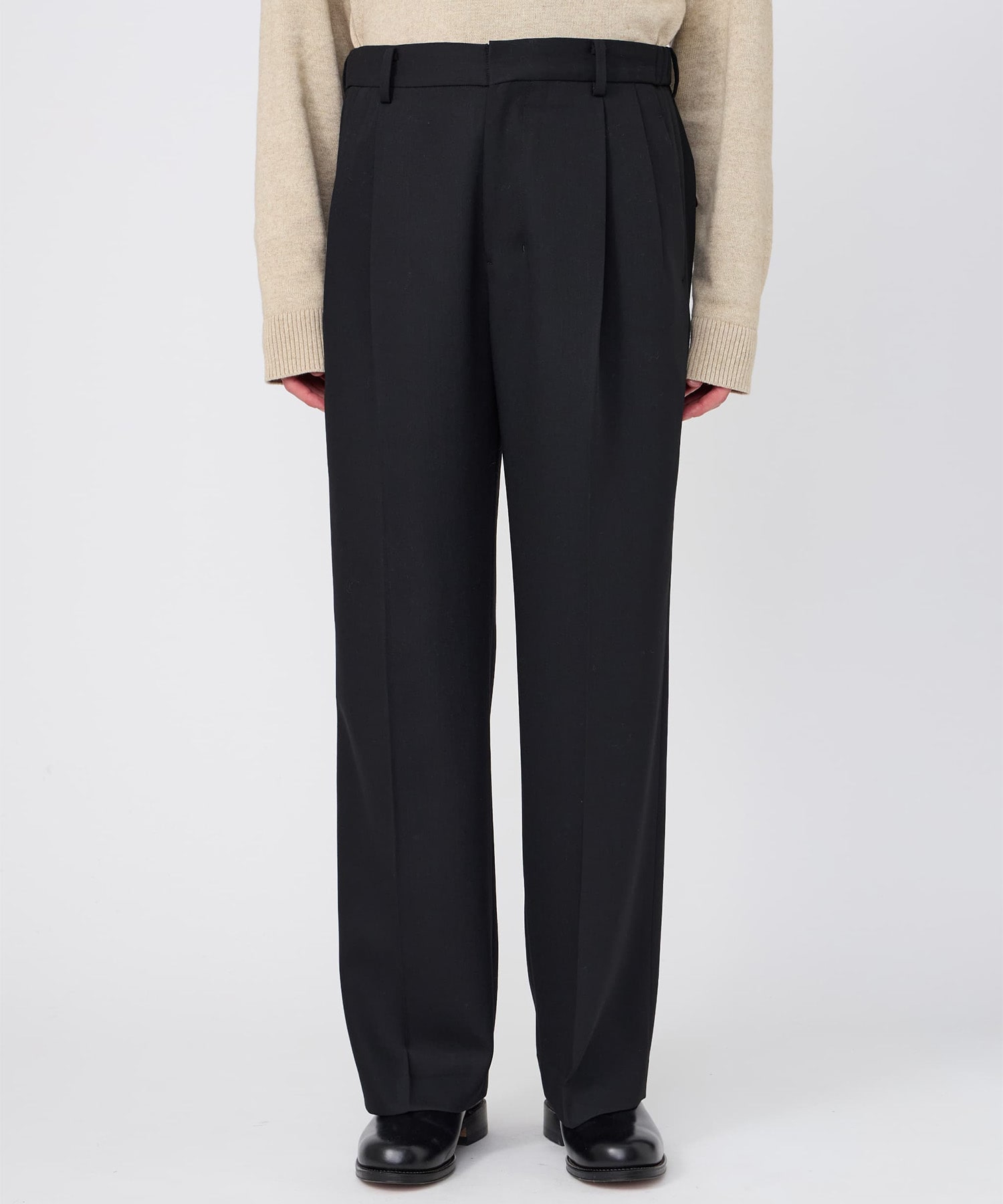 TWO-TUCKS WIDE TROUSERS IRENISA