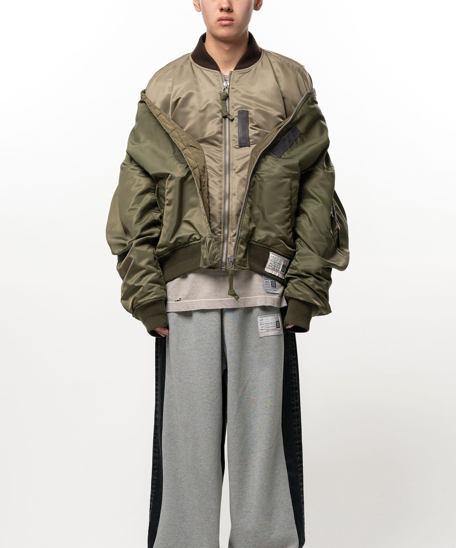 LAYERED BOMBER JACKET Maison MIHARA YASUHIRO
