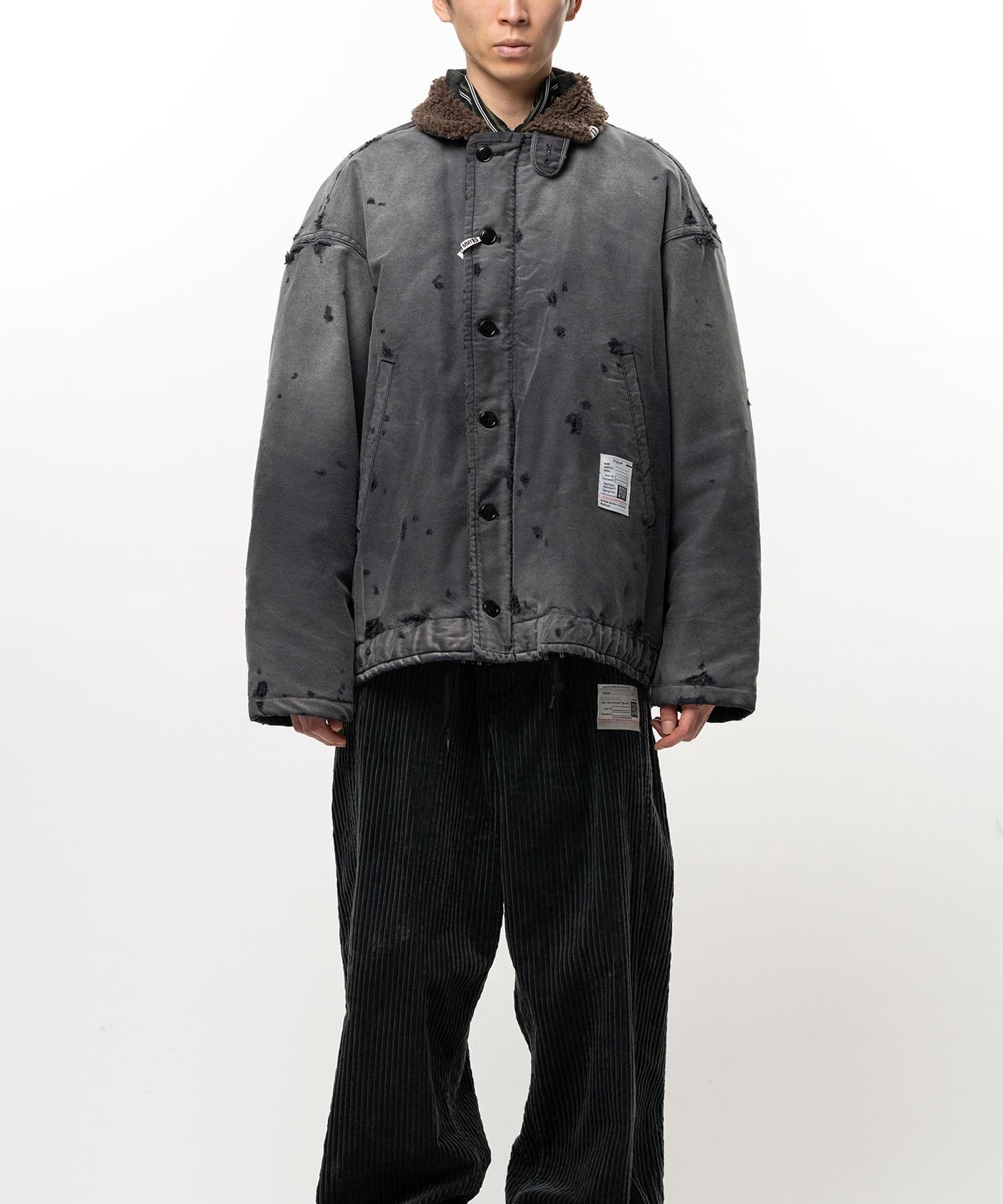 SUN FADED MILITARY BL Maison MIHARA YASUHIRO