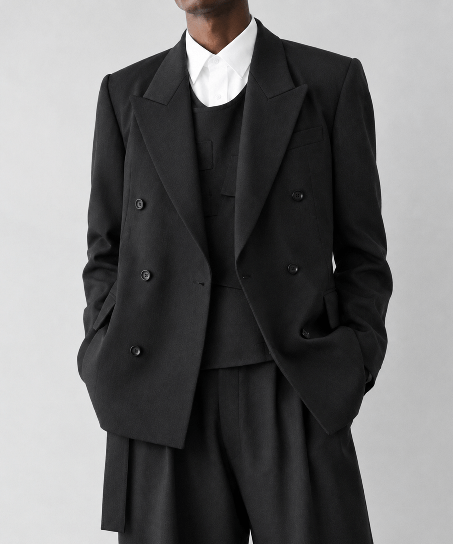Low Gorge Peaked Lapel JKT UJOH HOMME