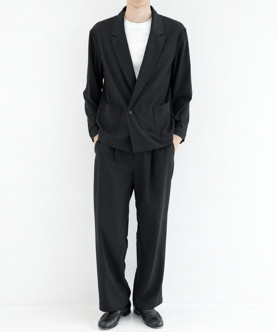 Stripe Amunzen semi-Jacket STUDIOUS