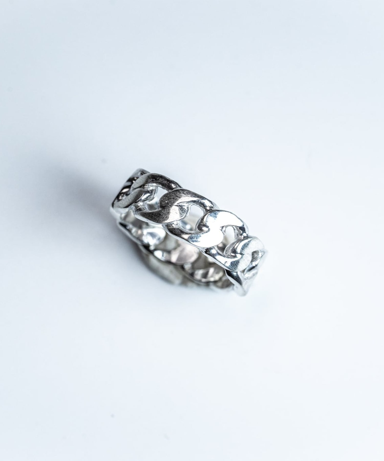 R-049 Gourmette(グルメット)Chain ring M WAKAN SILVER SMITH
